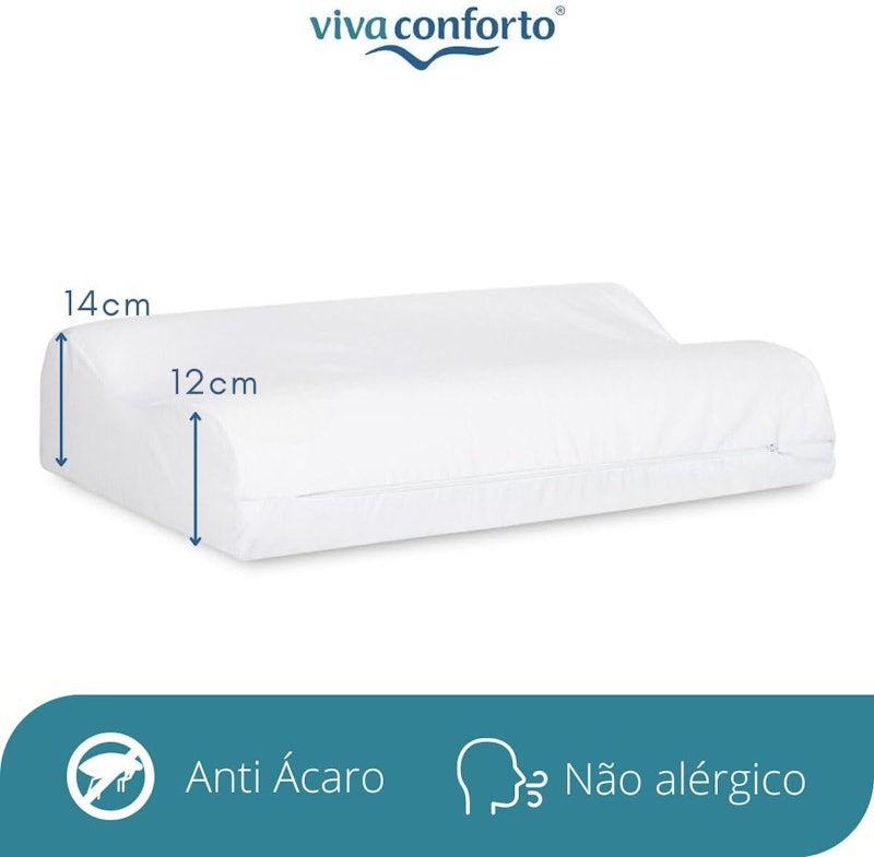 Travesseiro Nasa Cervical Viva Conforto 5