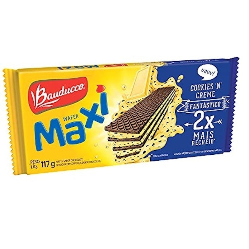 Biscoito Wafer Bauducco Maxi Cookies 1