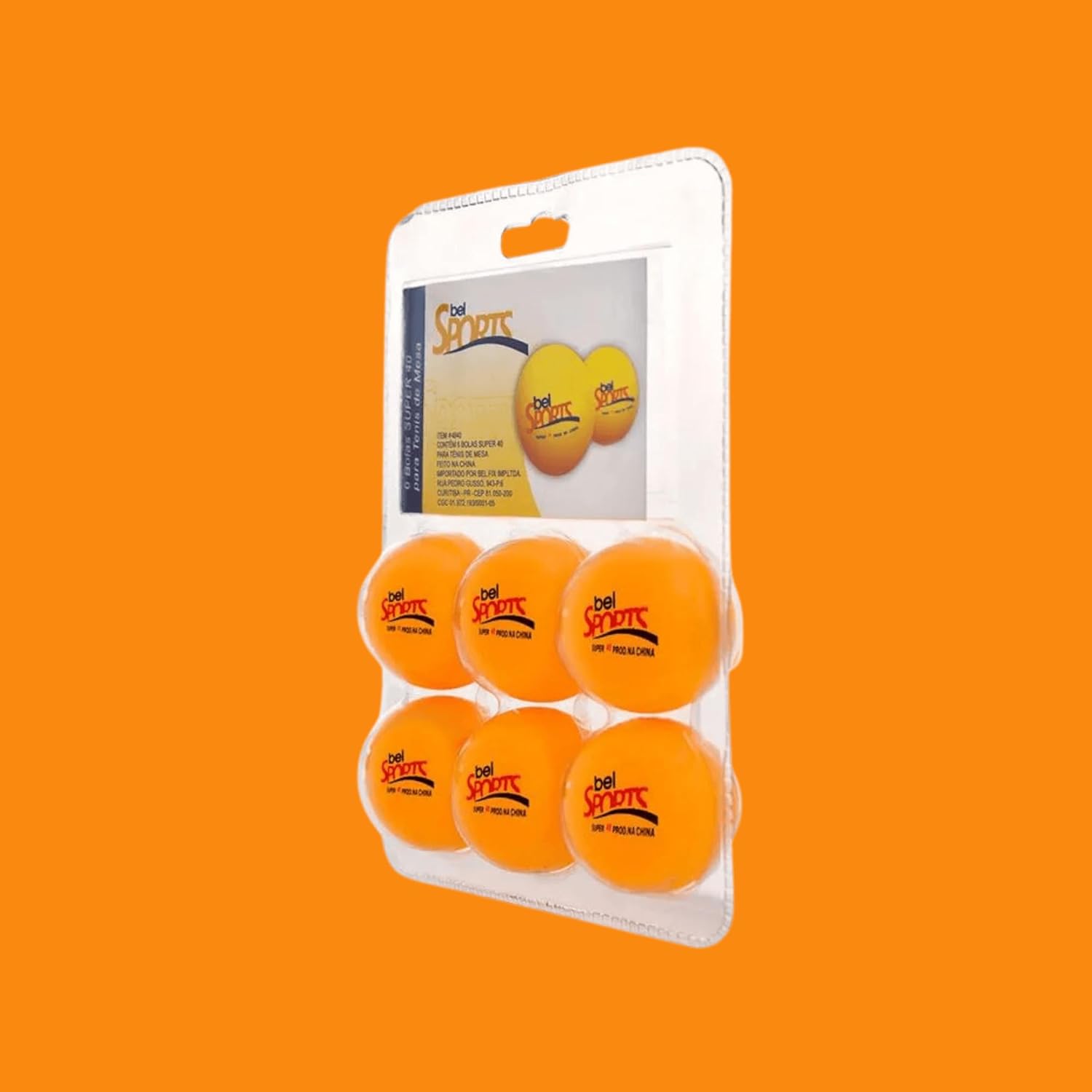 Kit com 6 Bolinhas de Ping-Pong Bel 4