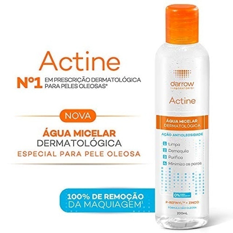 Actine Água Micelar Dermatológica 2