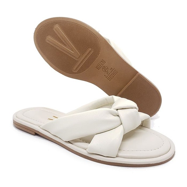 Sandália Rasteira Vizzano Nó Off White 4