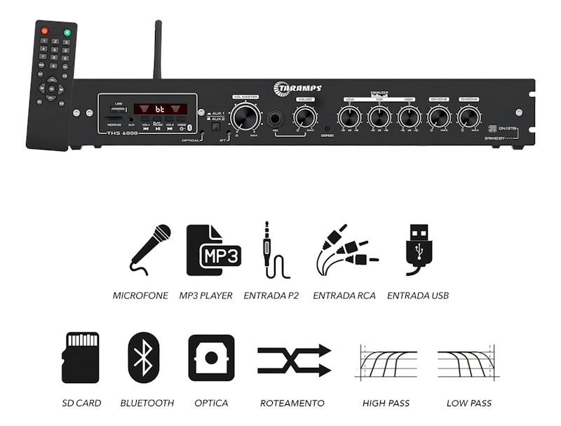 Taramps Multichannel Class D Receiver 5