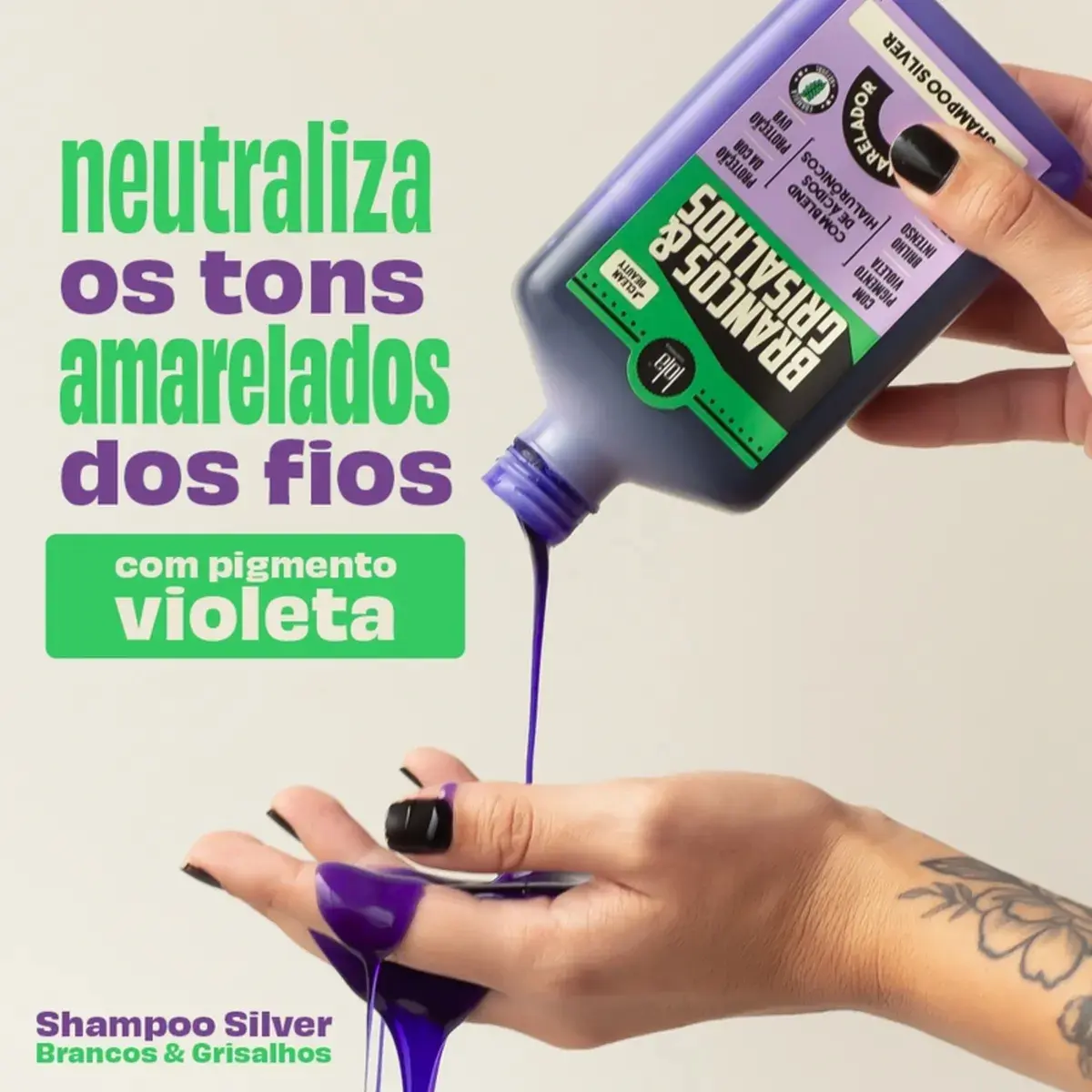 Brancos e Grisalhos Shampoo Silver 2