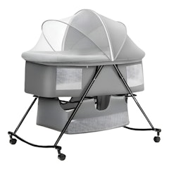 Berço Portátil para Bebês Co-Bed Cinza Pipdip