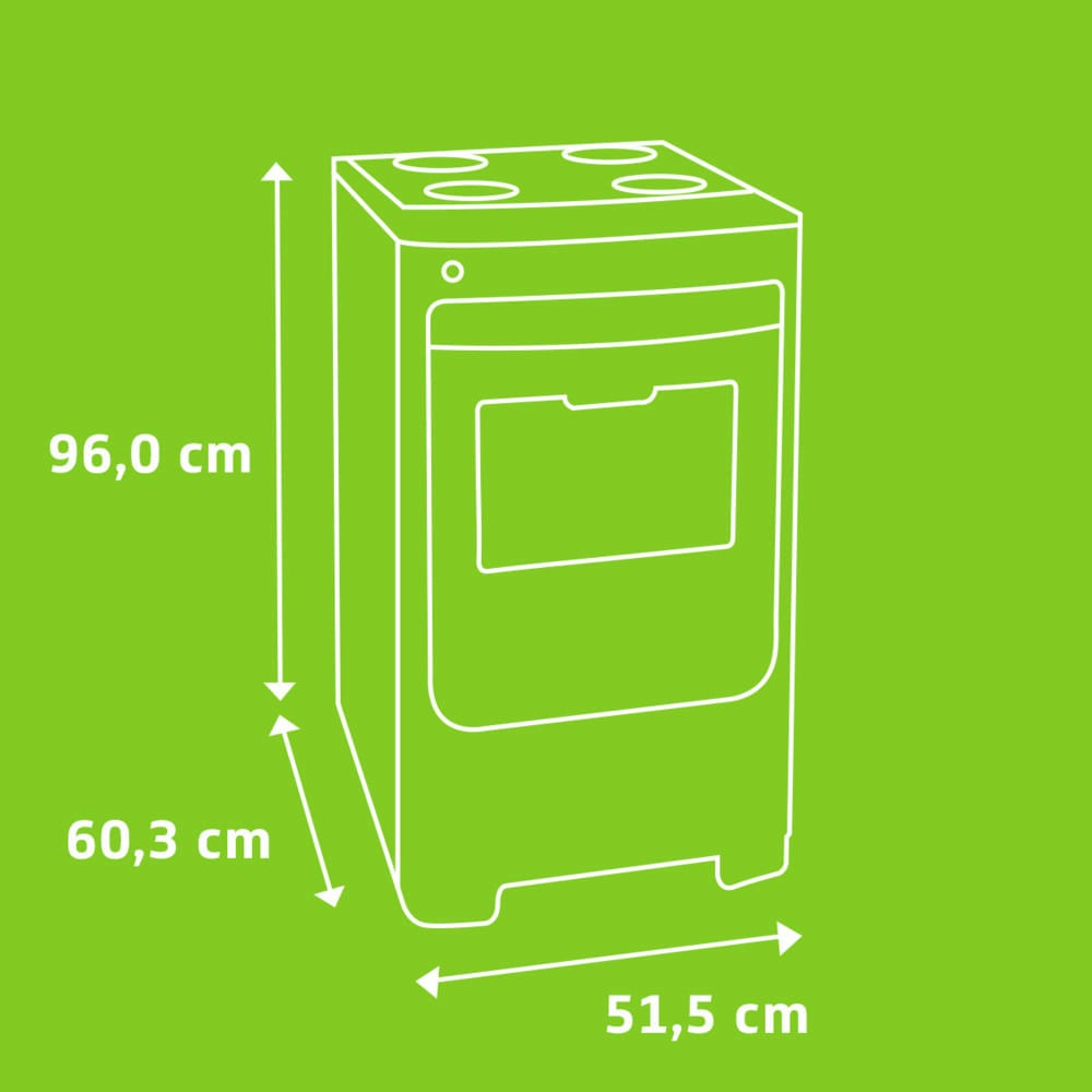 Fogão Consul 4 Bocas Branco com Acendimento Automático 5