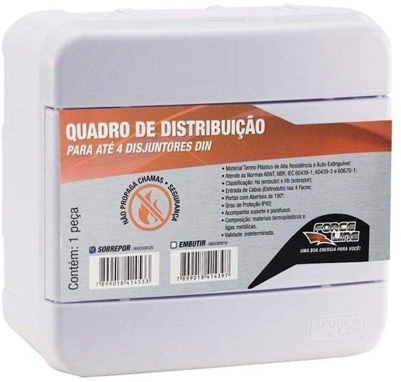 Quadro de Distribuição de Sobrepor Forceline 1