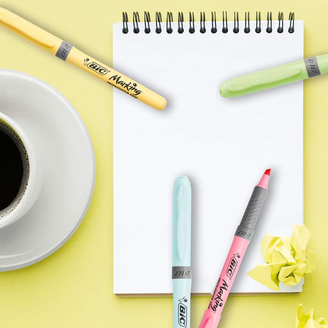 Marcador de Texto Cores Pastel BIC Marking 5