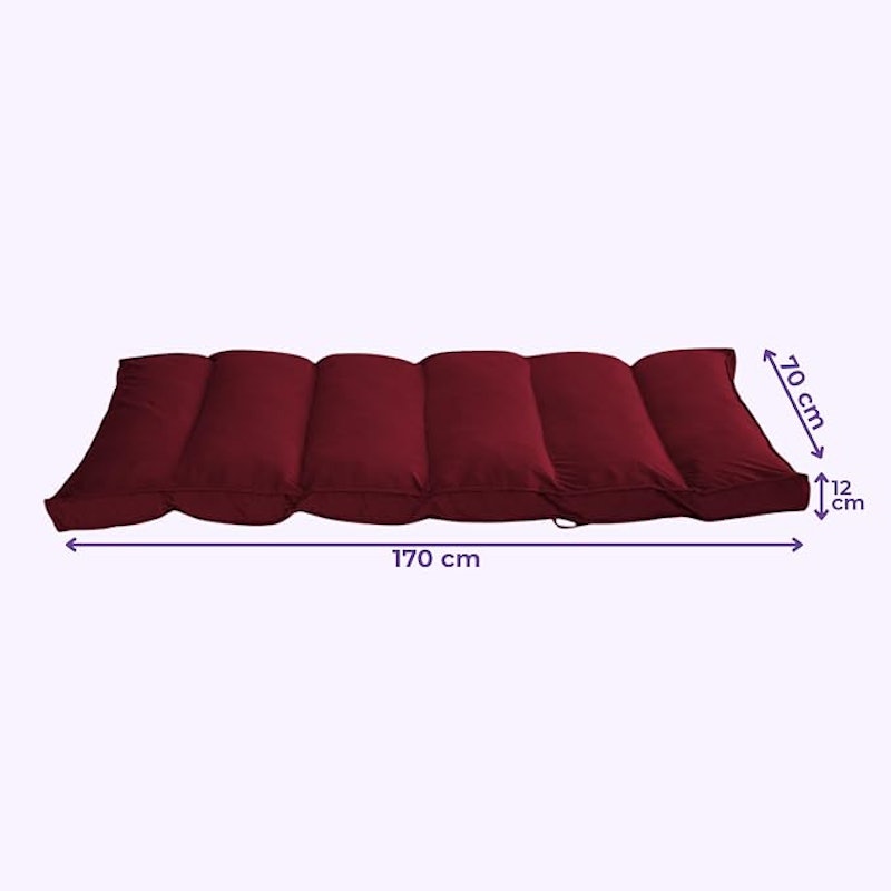 Futon Almofada Dobrável de Espuma Solteiro 2