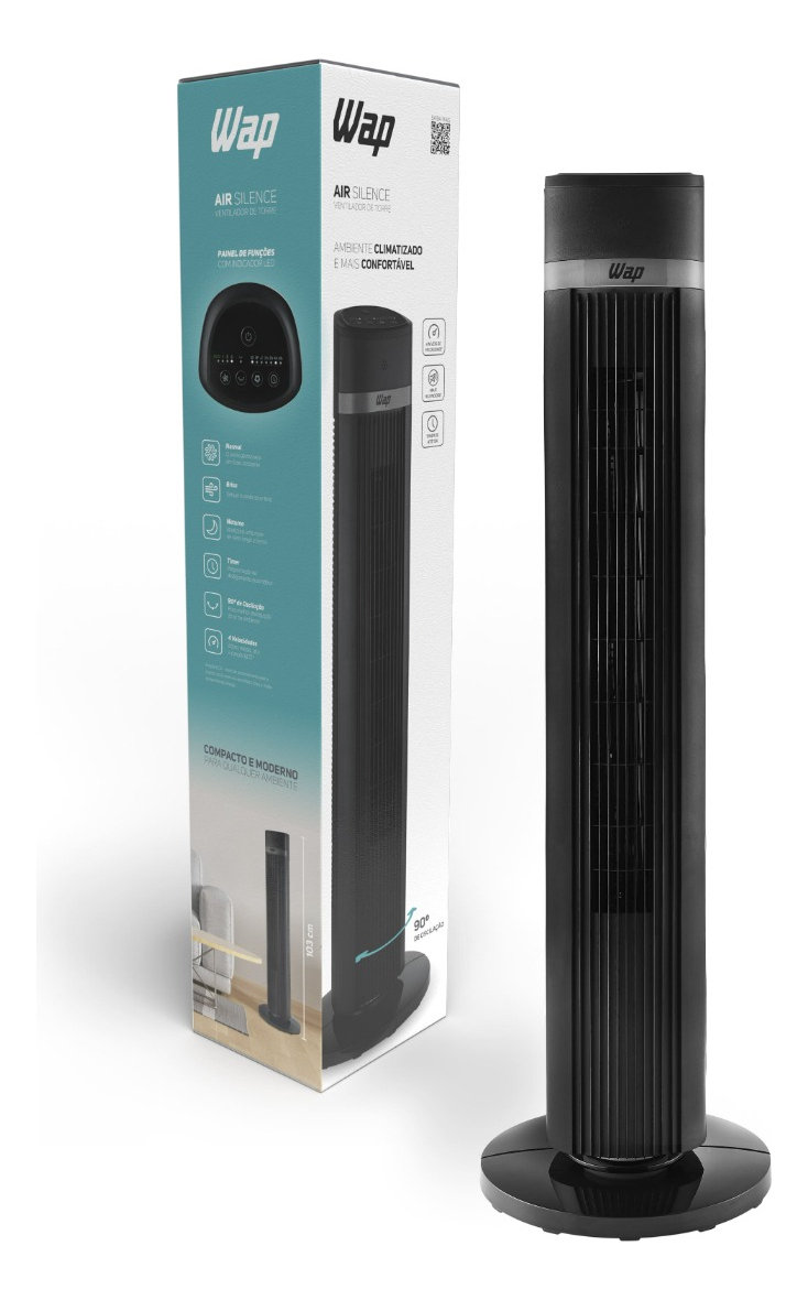 Ventilador Torre Wap Air Silence 4
