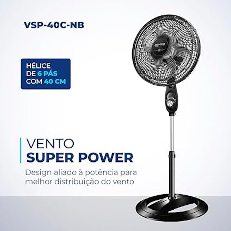 Ventilador Coluna Super Power 40 cm 2