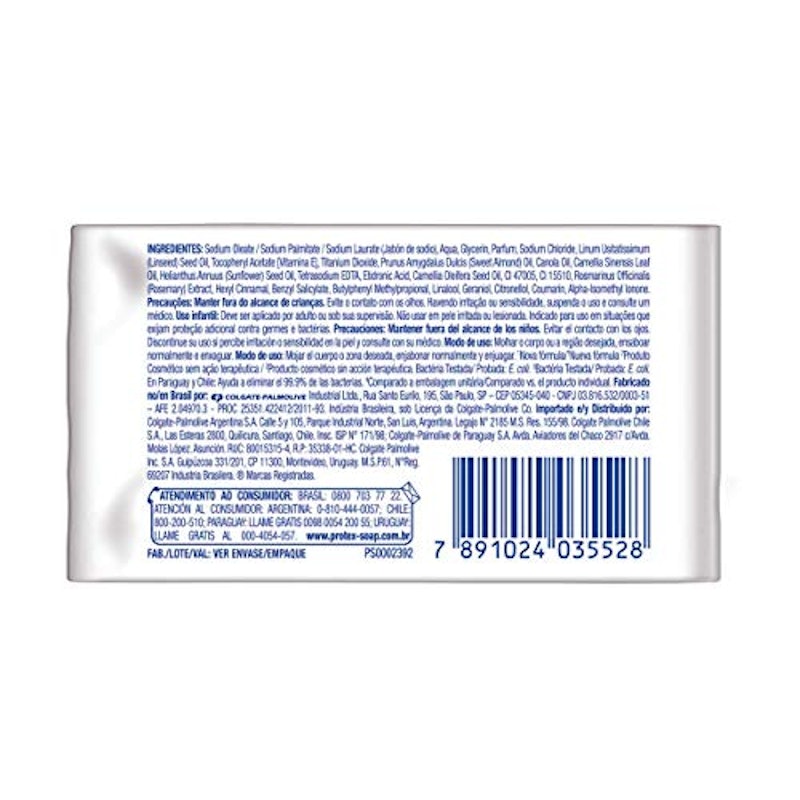 Sabonete em Barra Protex Nutri Protect Vitamina E 3
