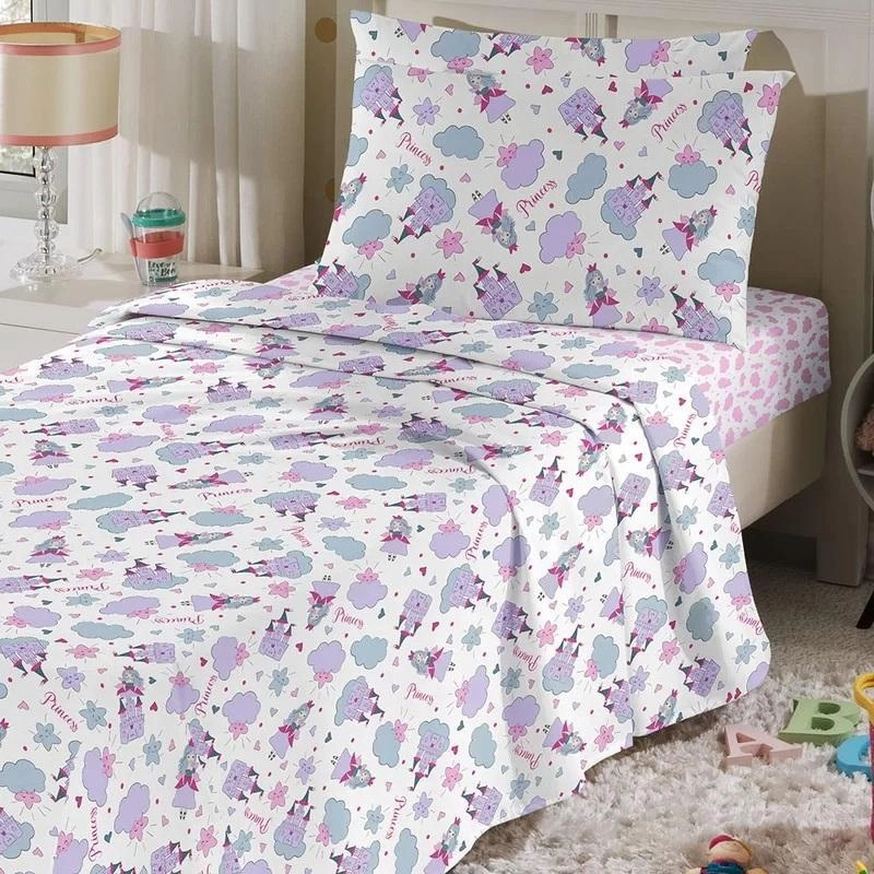 Jogo de Cama Duplo Teka Princess 3