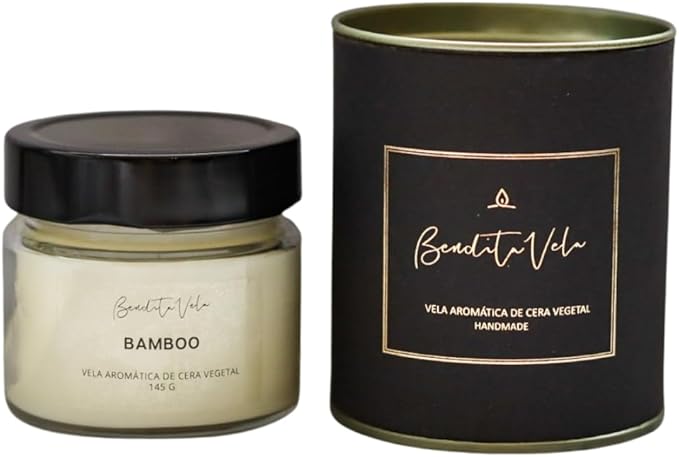 Vela Perfumada Bamboo 145 g + Lata 1