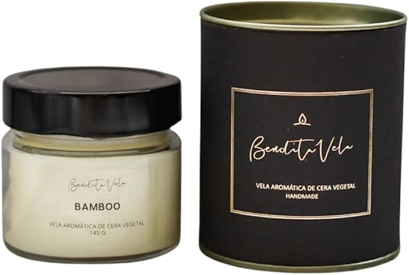 Vela Perfumada Bamboo 145 g + Lata 1