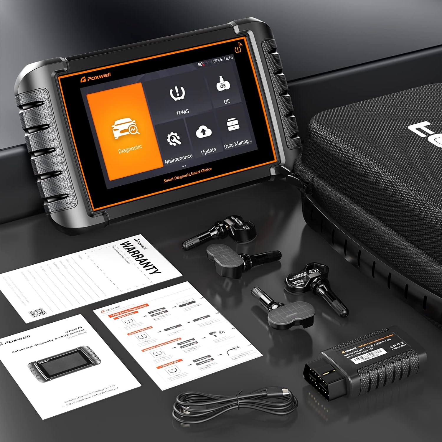 Foxwell NT809TS Bi-Directional OBD2 9