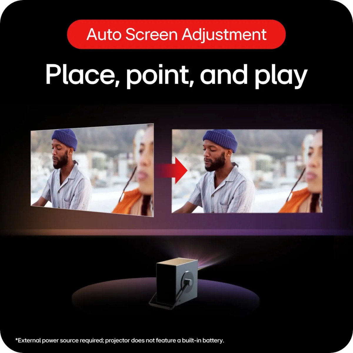 Projetor LG CineBeam Q 4K UHD Laser 3