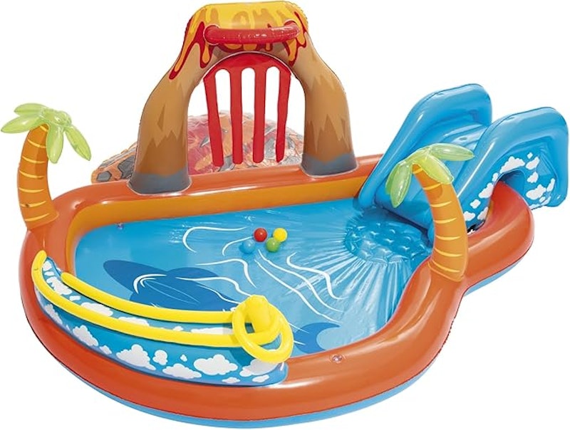 Piscina Interativa Inflável 208 L Vulcão 1