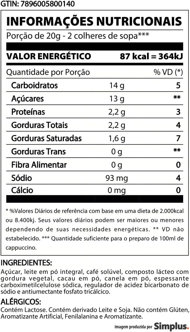Cappuccino Classic 3Corações 2