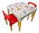 CAMALEÃO Conjunto Mesa Mesinha Infantil com 2 Cadeiras Escolar Plástica 1