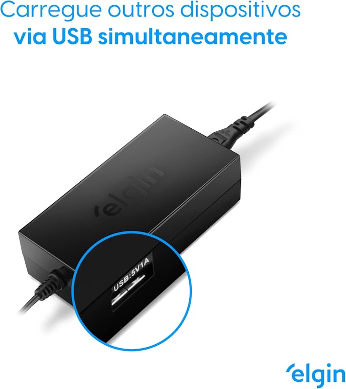 Fonte Universal para Notebook 90 W Elgin 5