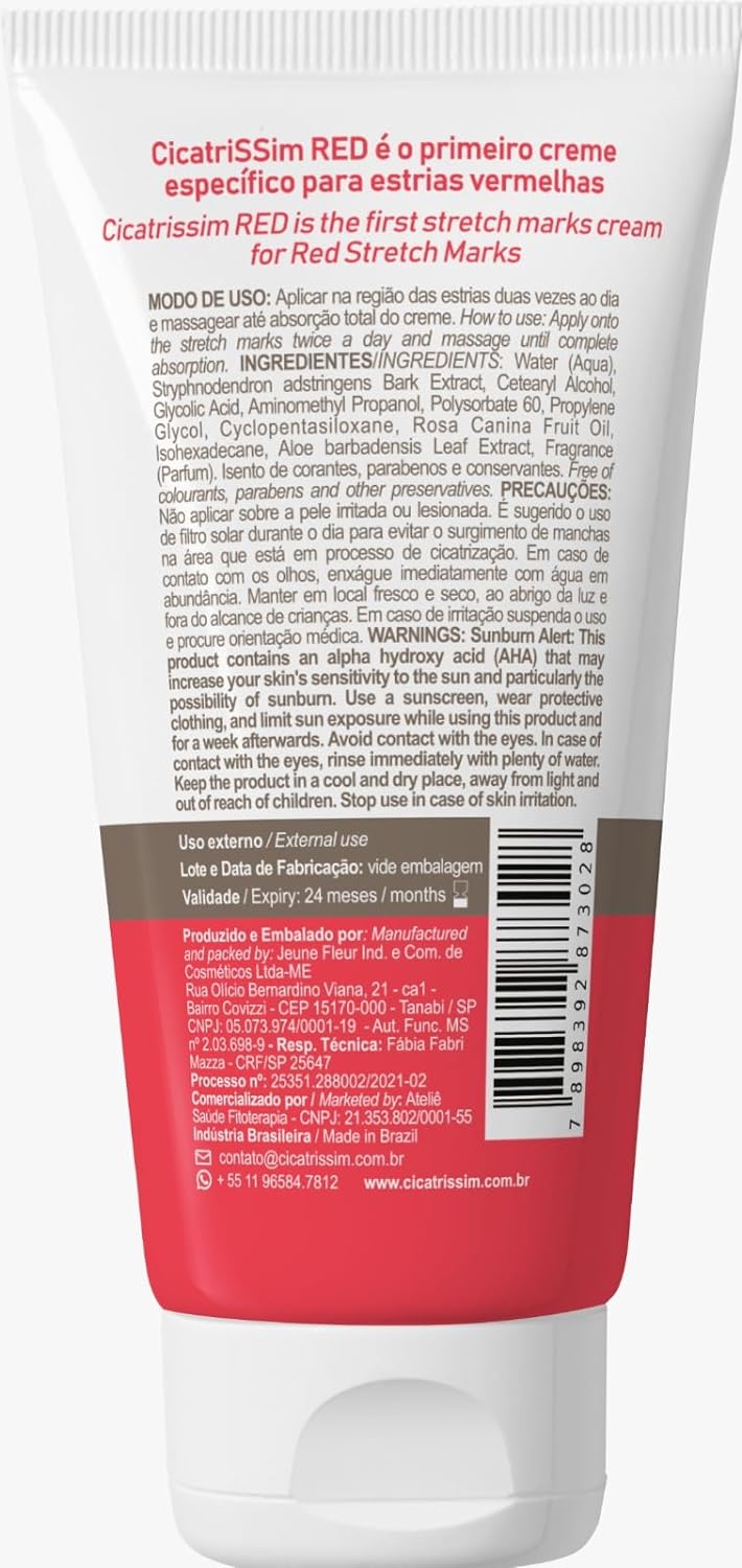CicatriSSim Red - Específico para Estrias Vermelhas 2