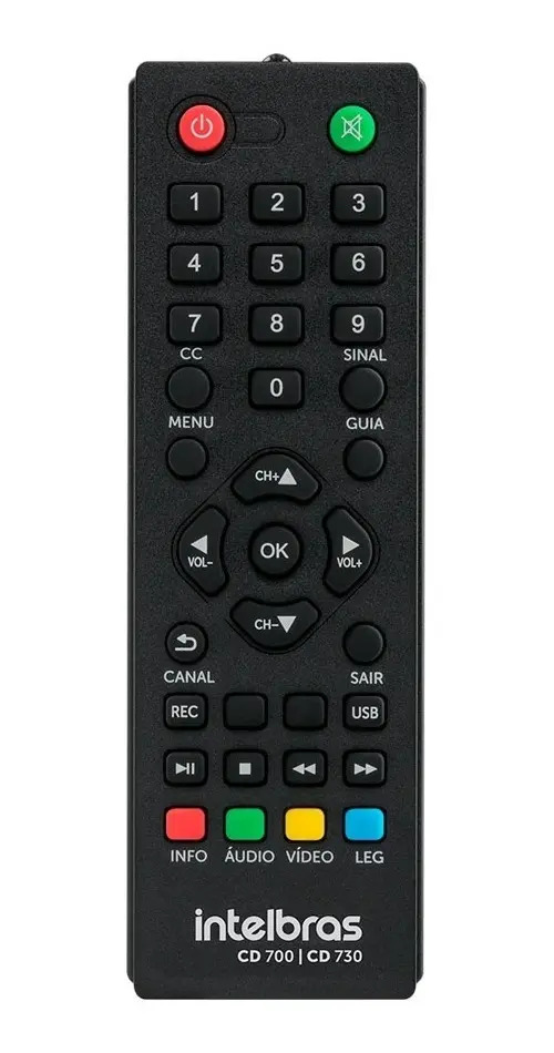 Conversor Digital de TV Intelbras com Gravador CD 730 2