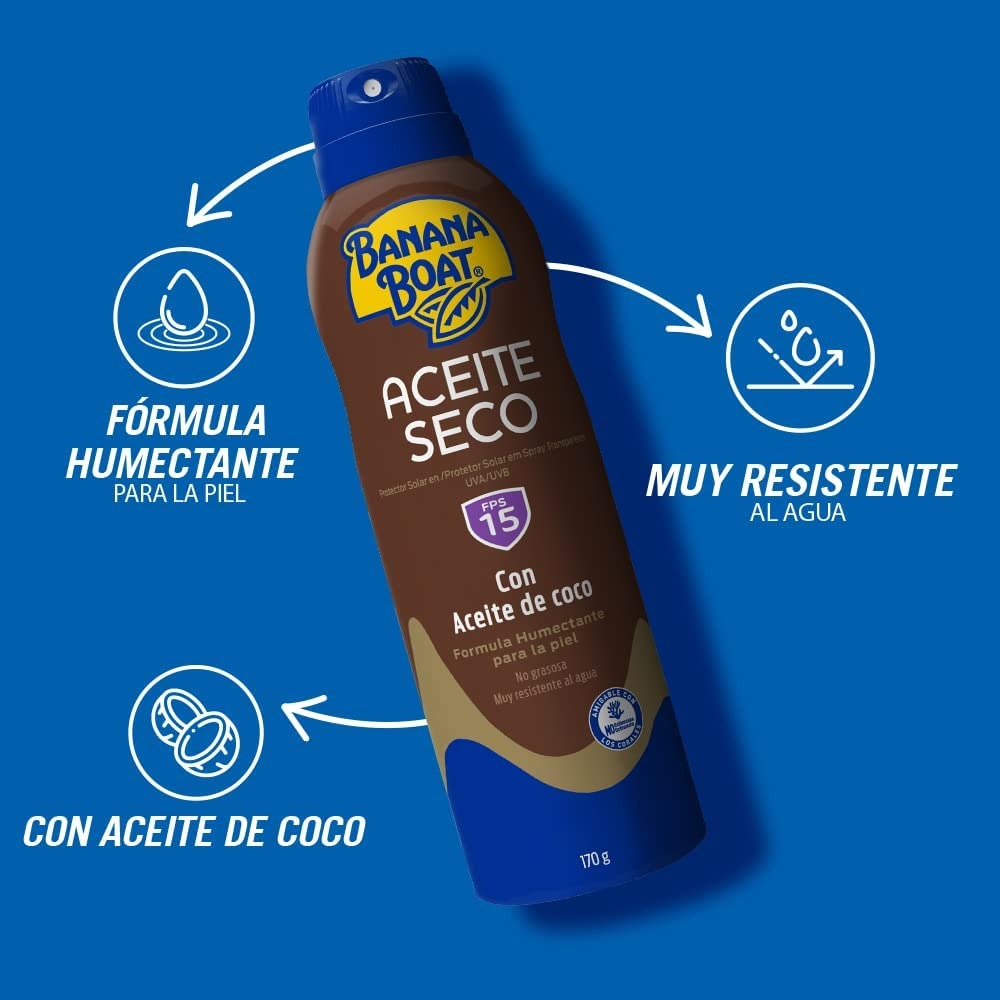 Óleo Bronzeador Banana Boat Aerosol FPS 15 2