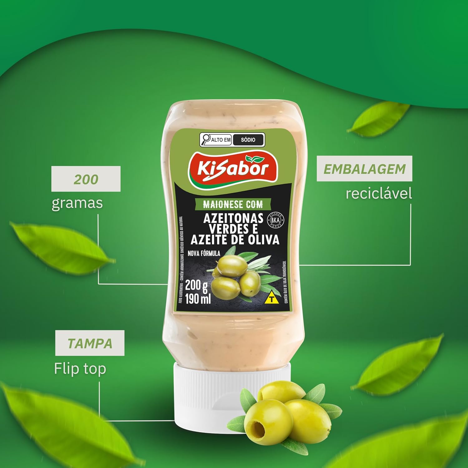 Maionese com Azeitonas Verdes e Azeite de Oliva 4
