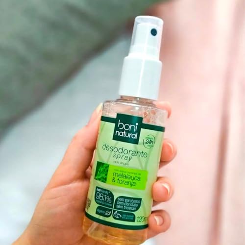 Desodorante Boni Natural Melaleuca e Toranja 120 ml 5