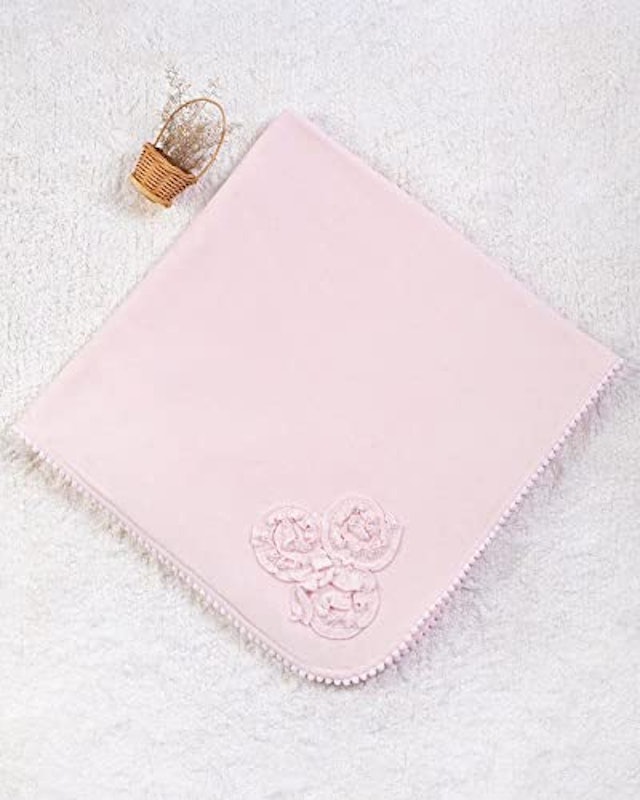 Saída Maternidade Plush Flor Aplicada 3