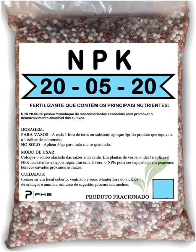 Adubo Fertilizante NPK 20-5-20 1
