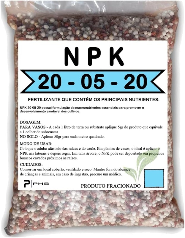 Adubo Fertilizante NPK 20-5-20 1