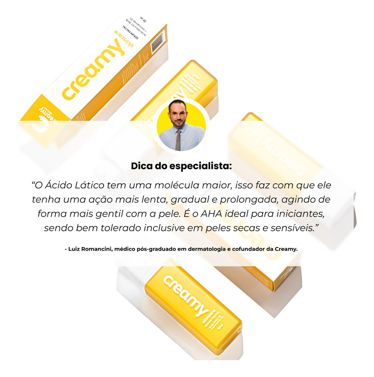 Sérum Renovador Suave - Ácido Lático 4
