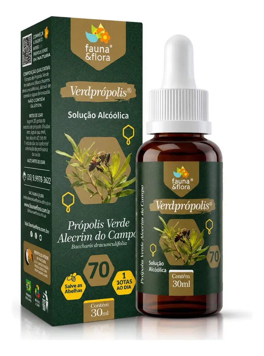 Verdprópolis Solução Alcoolica 70% 1