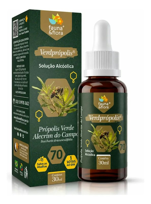 Verdprópolis Solução Alcoolica 70% 1