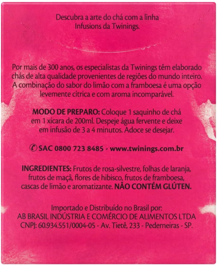 Chá Twinings Limão e Framboesa 4
