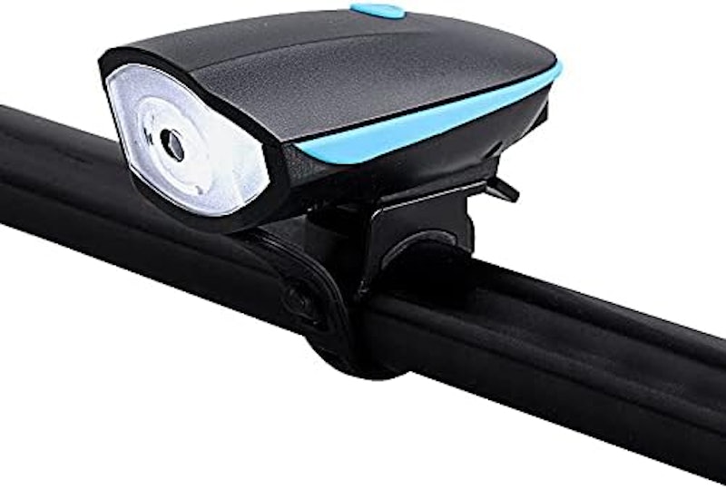 Lanterna Para Bike Led Com Buzina Recarregável Ciclismo Mtb 2
