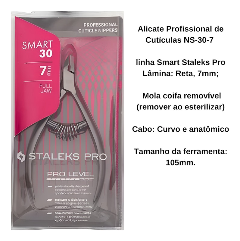 Alicate de Cutícula Staleks Pro NS-30-7 Série Smart 30 2