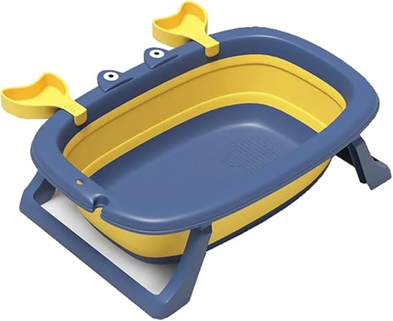 Banheira para Bebê Infantil Retrátil Dobrável Modelo Caranguejo Feliz 1