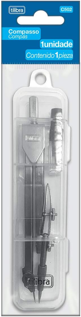 Compasso Metal com Tira-Linha C502 3