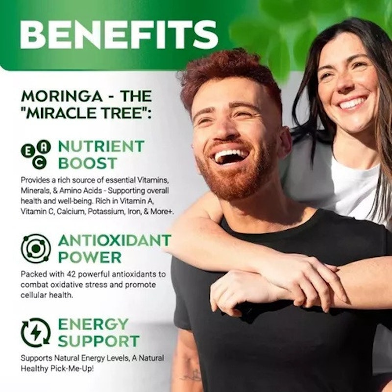 Cápsulas de Pó de Moringa Rosabella 2