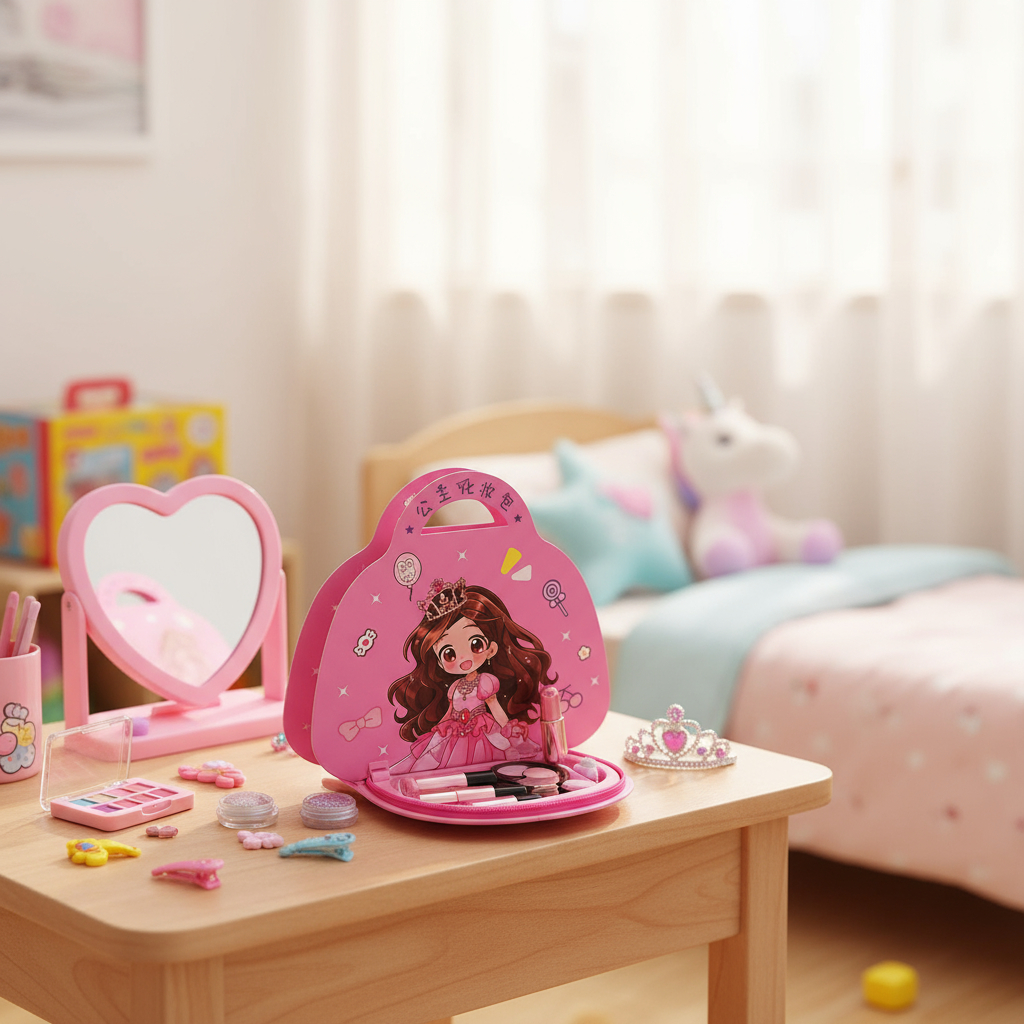 Kit Infantil Maleta de Maquiagem Princesa 5