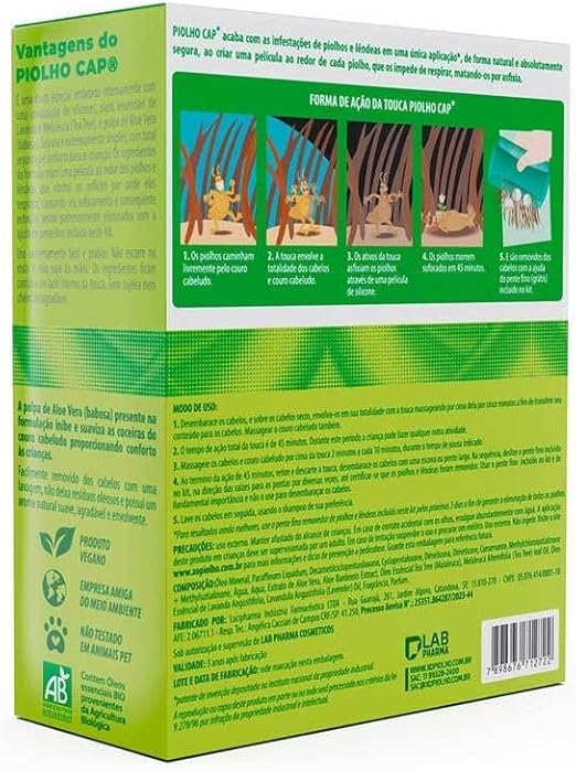 Xô Piolho Cap Infestações Intensas 2