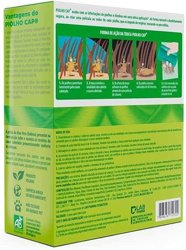 Xô Piolho Cap Infestações Intensas 2