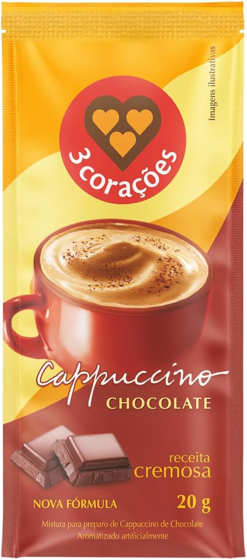 Cappuccino Chocolate 3 Corações em Sachês 1