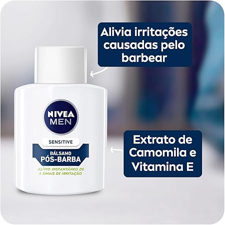 Nivea Men Loção Bálsamo Pós-Barba Sensitive 3