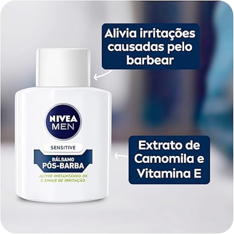 Nivea Men Loção Bálsamo Pós-Barba Sensitive 3