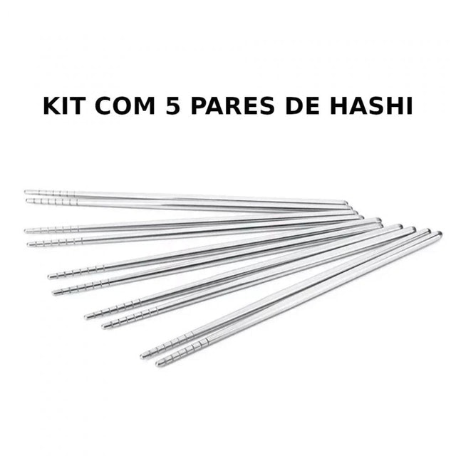 Jogo de Hashi em Aço Inox 1