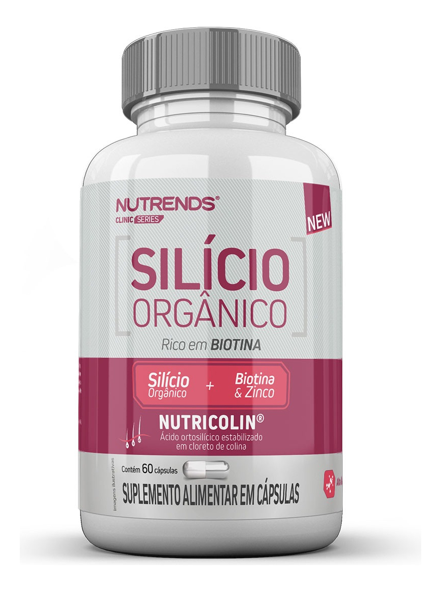 Silício Orgânico Nutricolin + Biotina + Zinco 1
