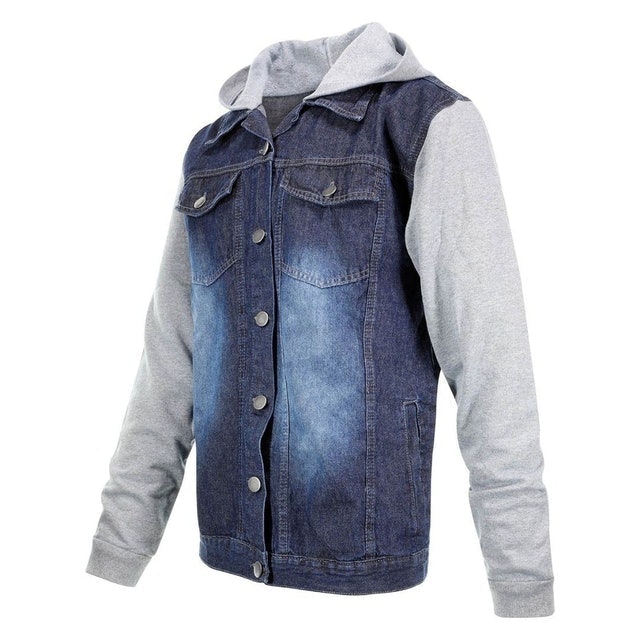 Jaqueta Jeans Masculina com Moletom 1